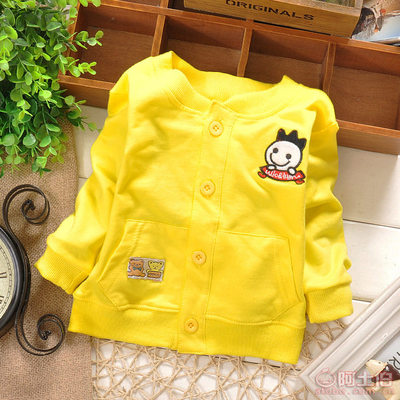 衣百分2017春季新款童裝 時尚雞冠頭開衫，特價批發(fā)直銷新選擇